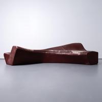 Zaha Hadid MORAINE Pony Leather Sofa, 136W - Sold for $20,480 on 02-21-2026 (Lot 27).jpg